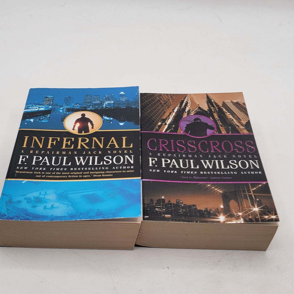 F. Paul Wilson Infernal Crisscross Paperback Repairman Jack Novels Good